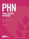 Public Health Nutrition期刊封面